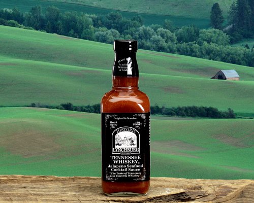 Historic Lynchburg Tennessee Whiskey Jalapeno Seafood Cocktail Sauce by Lynchburg Merchandise Company