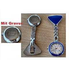 Schwesternuhr / Krankenschwesternuhr mit Ihrem Namen, mit Gravur (Lasergravur)