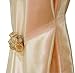 Ayygift Elegant Magnetic Curtain Rope Tieback Wrap Holdbacks - Set of 2 Gem Collection Boxed (Gem-c)
