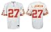 Larry Johnson Kansas City Chiefs White NFL Equipment Replica Football Jersey By Reebok (XL=48)