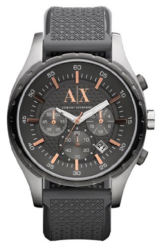 Armani Exchange Black Mens Watch Chronograph AX1165 Armani Exchange Black Mens Watch Chronograph AX1165