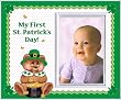 My First St. Patricks Day Picture Frame Gift and Decor