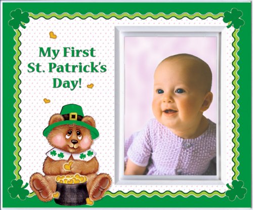 My First St. Patricks Day Picture Frame Gift and Decor