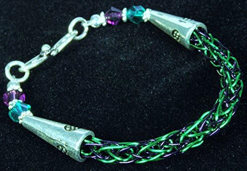 Beaded Viking Knit Bracelet