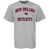 New England Patriots Ash Heart and Soul T-shirt