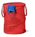Honey-Can-Do HMP-01261 Pop-Up Mesh Spiral Hamper, Large, Red