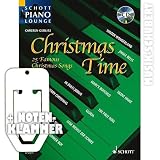 Produkt-Bild: Christmas Time (+CD) inkl. praktischer Notenklammer - 25 bekannte Weihnachtslieder von STILLE NACHT bis WHITE CHRISTMAS in wundersch&ouml;nen jazzigen Arrangements f&uuml;r Klavier (Schott Piano Lounge) (broschiert) von Carsten Gerlitz (Noten/Sheetmusic)