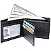 Flyen RFID Blocking Wallet for Men - Genuine Leather Bifold Wallet With Coin Pocket
