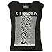 Joy Division Unknown Pleasures Print Junior's Fitted Cut Tee Shirt