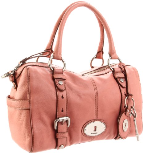 Fossil Maddox Satchel Salmon