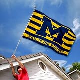 Michigan Wolverines UM University Large College Flag