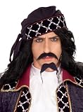 Caribbean Pirate Beard and Moustache Set