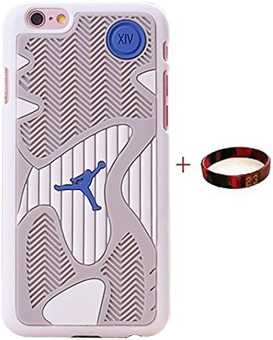 HuaPusi iPhone 6 Plus 5.5 Case,Michael Air Jordan Case(white ash)