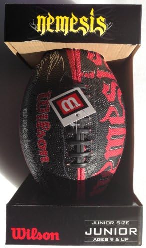 Football Wilson Junior Size Nemesis Double Rubber Cover