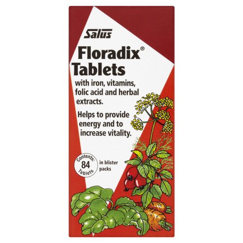 Floradix Iron Supplement Tablets 84 Tablets