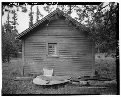 Historic Photo Ditch Creek Guard Station Barn-Storage 