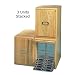Eberbach E2800 Oak Wood Microscope Slide Unit System, Hold 500 Slides, 75 x 25 mm Slide Size