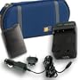 Combo! Protective Case Logic Travel Carrying Case for the PSP 1000 & and SONY PSP98553 Compact Wall Charger for PSP98554 / PSP98552 ( PSP-1000 ) PSP Battery & Accessory Power SONY Extended Capacity PSP98552 Equivalent Replacement Battery for the PSP-1000
