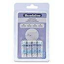 Beadalon Crimp Bead Variety Pack #0-3 Silver, Plated, 600-Piece