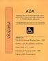 ADA Americans with Disabilities Act Compliance Manual for Virginia