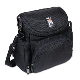 Ape Case® - Camcorder/Digital Camera Case, Nylon, 7-1/8 x 4-1/8 x 7-1/4, Black - Sold As 1 Each - Hi-VisTM Yellow interior makes finding your equipment easier.