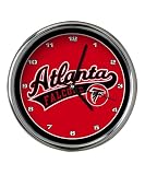 Atlanta Falcons Chrome Clock