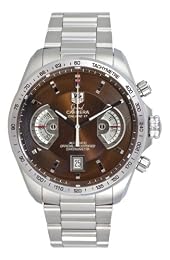 TAG Heuer Men s CAV511E BA0902 Grand Carrera Automatic Chronograph Brown Dial Watch