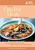 One Pot Meals for People with Diabetes