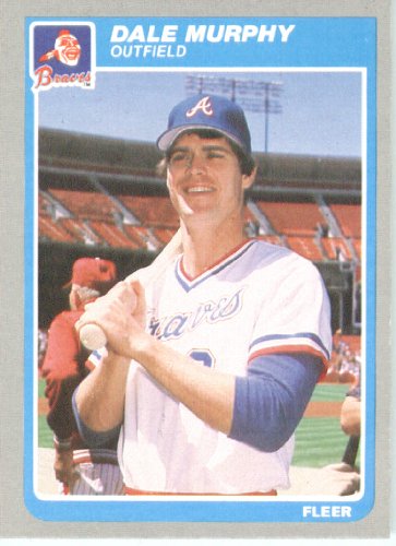 1985 Fleer # 335 Dale Murphy Atlanta Braves Baseball Card