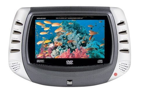 Dual XDVD181 7-Inch LCD TFT Portable DVD Player With Case