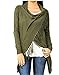 Women's Tassel Hem Crew Neck Knited Wraps Sweater Coat Outwear