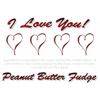I Love You Peanut Butter Fudge Box