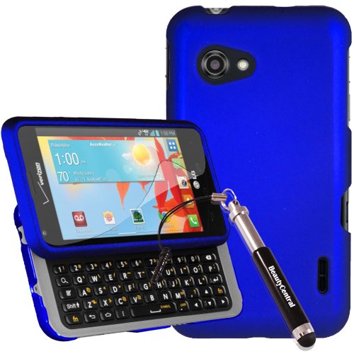 3-in-1 Bundle LG Enact VS890 (Verizon) Rubberized Shield Hard Case - Blue (Package include Premium Screen Protector + Ultra-Sensitive Stylus Pen by BeautyCentral TM) 3-in-1 Bundle LG Enact VS890 (Verizon) Rubberized Shield Hard Case - Blue (Package include Premium Screen Protector + Ultra-Sensitive Stylus Pen by BeautyCentral TM)