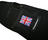 Limbgear Polartec Mp3 I-sleeve - Sports Armband - Uk Union Jack Flag Design , Size L, Black