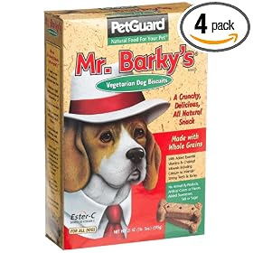 Pet Guard Mr. Barky Vegetable Dog Buscuit, 21-Ounce Units (Pack of 4)