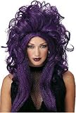 Sexy Black and Purple Sorceress Costume Wig
