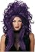 Sexy Black and Purple Sorceress Costume Wig