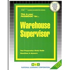 Warehouse Supervisor (Career Examination Passbooks)