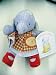 Lottie Baby Rattle Soft Stuffed Toy - Humphrey's Corner (Sally Hunter)