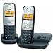 Gigaset A400A Duo Schnurlostelefon und zus�tzliches Mobilteil (4.32 cm (1.7 Zoll) Grafik-Display, Freisprechfunktion, Anrufbeantworter) schwarz