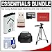 Essentials Bundle for Sony Action Cam HDR-AS30V, AS15 & AS10 Camcorders with NP-BX1 Battery + 16GB Card + Case + Tripod + Accessory Kit