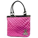 NBA Milwaukee Bucks Pink Quilted Tote