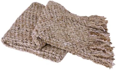 Kennebunk Home Canyon Luxurious Woven Throw, Linen