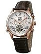 Perigaum 1972 Rose Gold Automatic P-1117-RW Watch for Him Open Balance Spring