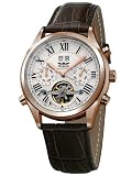Perigaum 1972 Rose Gold Automatic P-1117-RW Watch for Him Open Balance Spring