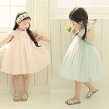 即納夏子供ワンピキッズワンピース女の子 可愛いレースデザイン100cm 110cm 120cm 130cm 140cm blue,110cm