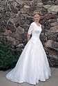 Eternity by Millennial Sun White Plus Size 18 Bridal Gown Wedding Dress LDS Temple Ready Modest