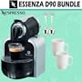 Nespresso D90 Essenza Espresso Machine + and Espresso Spoon Set (K633416)