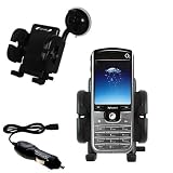 O2 XDA SP Flexible Auto Windshield Holder with Car Charger - Uses Gomadic TipExchange
