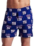 NFL Men's New York Giants Supreme Boxers (New York Giants Blue, Small)